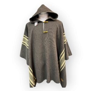 Poncho modelo Del Valle Especial | tejido en telar | con Capucha