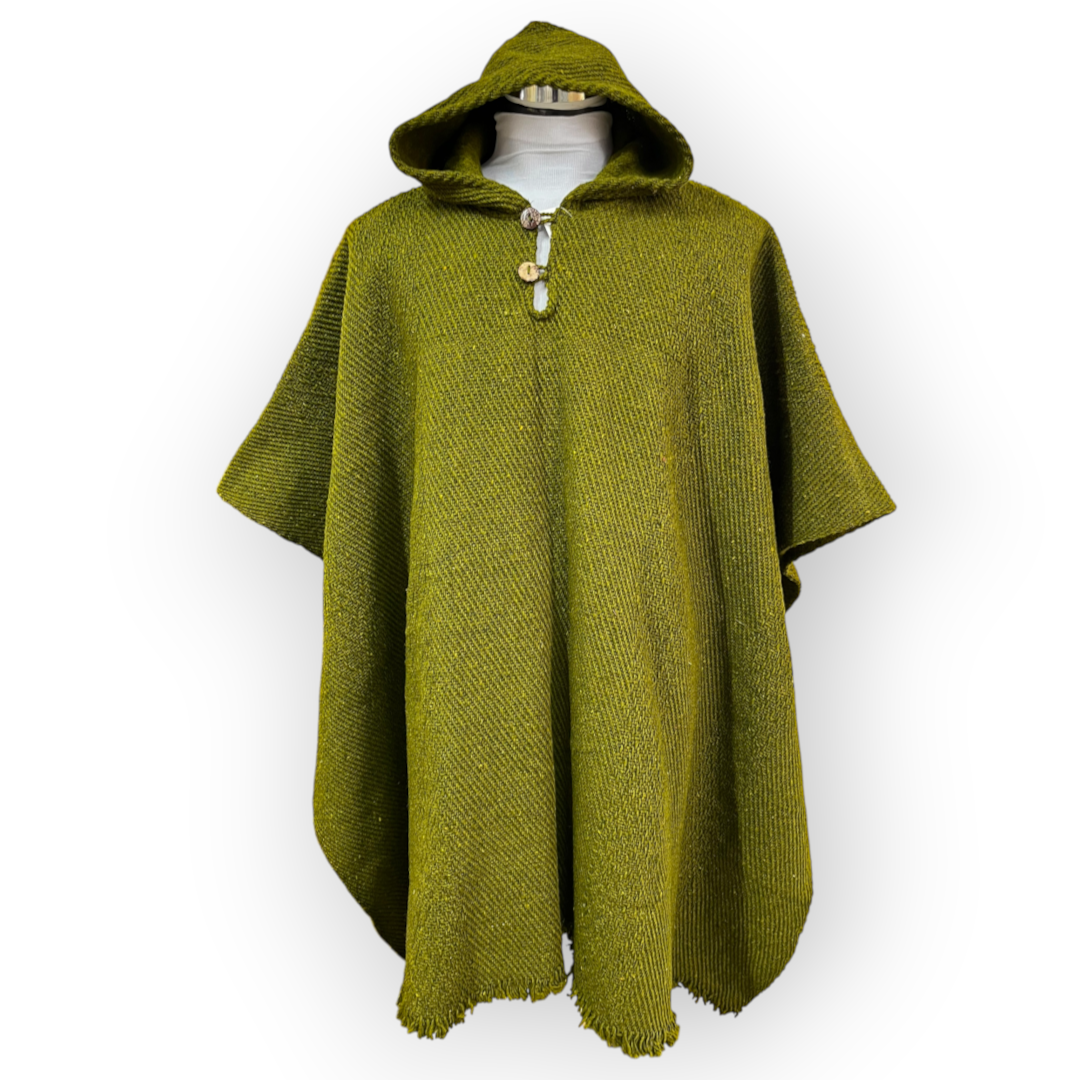 Poncho artesanal | lana de oveja | modelo Patagonia
