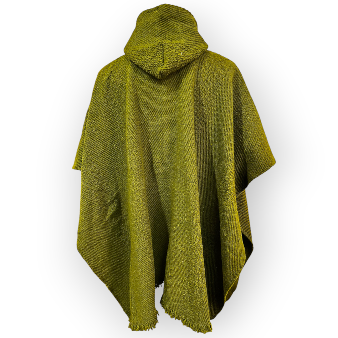 Poncho artesanal | lana de oveja | modelo Patagonia - Imagen 2