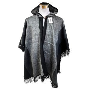 Ruana baby alpaca con capucha