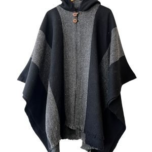 Poncho artesanal | lana de oveja | modelo Cordillera
