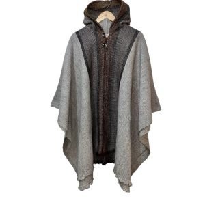 Poncho artesanal | lana de oveja | modelo Cordillera