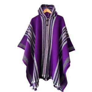 Poncho artesanal | lana de oveja | modelo Cordillera