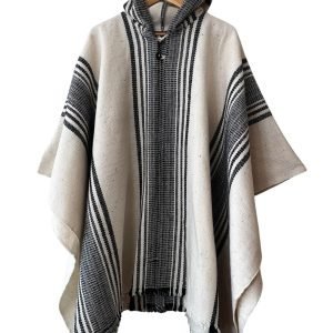 Poncho artesanal | lana de oveja | modelo Cordillera
