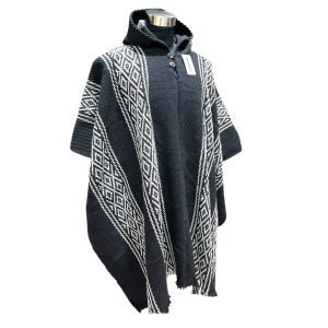 Poncho artesanal | lana de oveja | modelo Patagonia