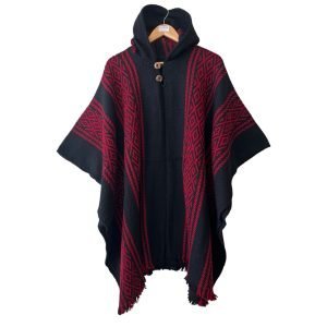 Poncho artesanal | lana de oveja | modelo Patagonia