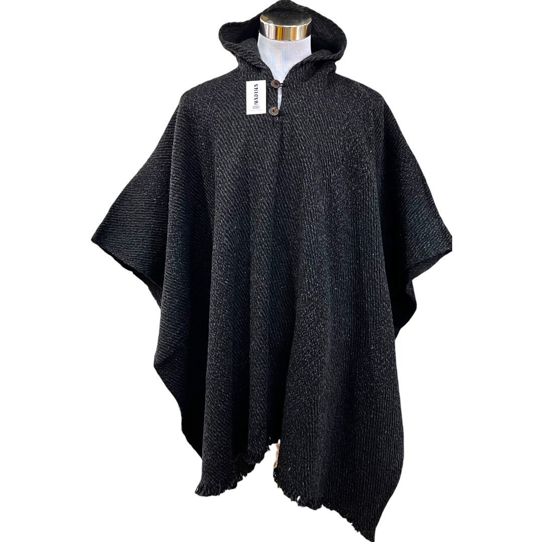 Poncho artesanal de lana modelo Patagonia