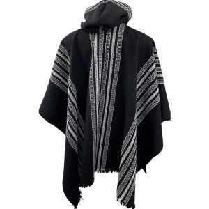 Poncho artesanal | lana de oveja | modelo Cordillera