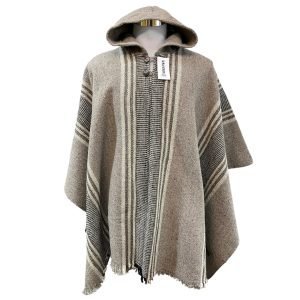 Poncho artesanal | lana de oveja | modelo Cordillera