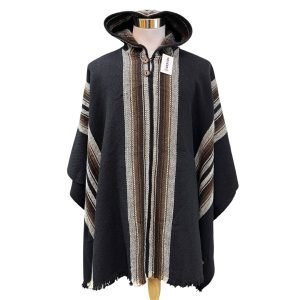 Poncho artesanal | lana de oveja | modelo Cordillera