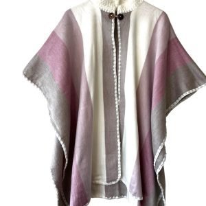 Ruana baby alpaca sin capucha