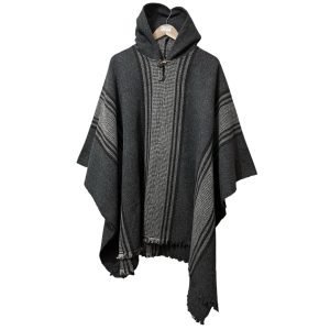 Poncho artesanal | lana de oveja | modelo Cordillera