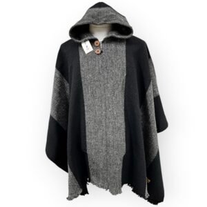 Poncho artesanal | lana de oveja | modelo Cordillera