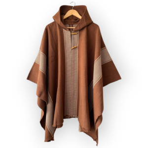 Poncho modelo Del Valle Especial | tejido en telar | con Capucha