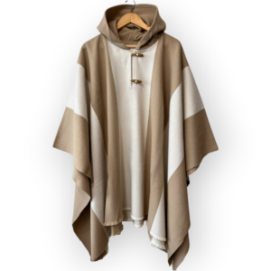 Poncho modelo Del Valle Especial | tejido en telar | con Capucha